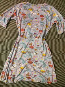 Flowers printed dress