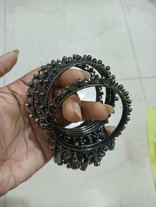 ⋆˚꩜｡Oxidized Bangles