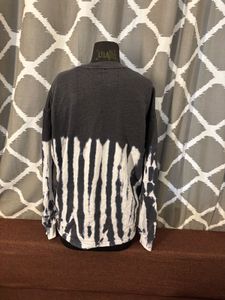 Tie-Dye Graphic Print Sweatshirt