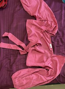 💖 Pink Nylon Crop Top 💖