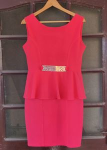 Peplum Sexy Dress for Pubs/Discos