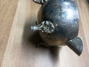 VINTAGE VINERS SILVER PLATE PLATED FOOTED MILK CRE