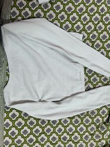 Zara Ribbed Long Sleeve Top