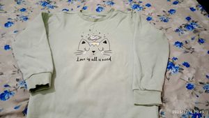 Cute Graphic Print  korean Sweatshirt