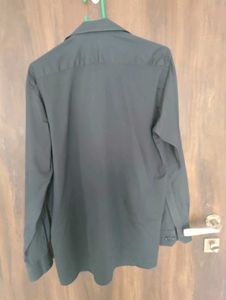 Black Button-Down Shirt