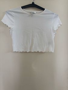 H&M JERSEY COTTON TOP