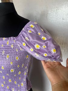 Daisy Off-the-Shoulder Top