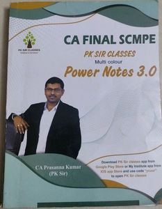 CA Final Scmpe Notes