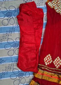 Beautiful Red Anarkali Suit Under 500