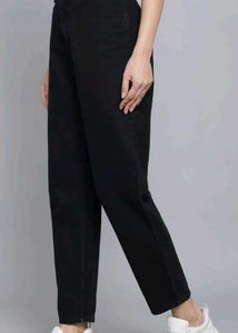 KOTTY Women Regular High Rise Black Jeans