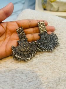 Set Of 3 Oxidised Earings