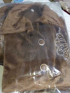 Brown Velvet Cord set new tag,