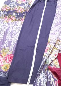 Dark Purple Pakistani Lawn Suit