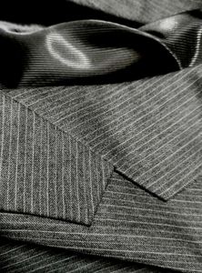 Men Classic Style Striped Blazer Set