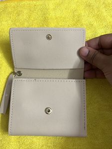 Ivory Tag Beige 3 Fold Wallet