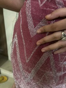 Sparkly Maroon Party Dress