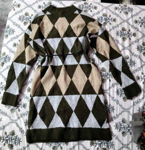 Olive Green Knit Sweater