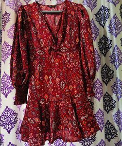 Red Tokio Talkies Dress