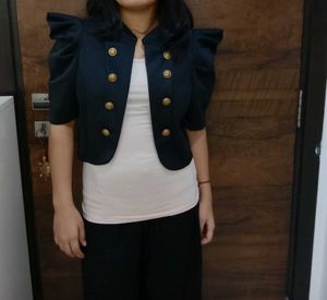 Beautiful Crop Short Black Jacket- Super Sexy