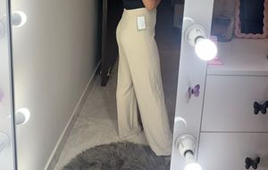 Beige Wide Leg Trousers new with tags