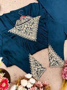 🌺Beautiful Navy -Blue Plazoo Set🌺