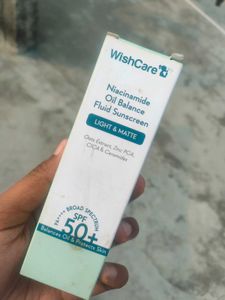 Wishcare Niacinamide Sunscreen.