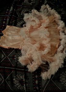 3–4 Year Baby Girl Net Gown Frock