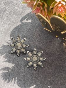 Silver Replica Stud Earring