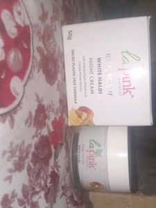 La Pink White Haldi Night Cream