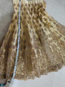 Lehenga Golden Colour