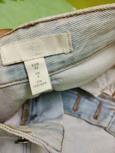 H&amp;M Ribbed Straight Leg Jeans