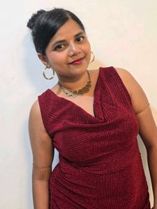 Handmade Maroon Dress