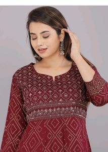 New/Unused  Jaipuri Anarkali Full Set