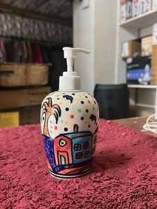Hand-Painted Soap Dispenser