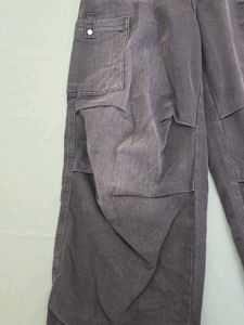 H&amp;M Parachute Denim Cargo Pants