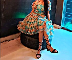 Organza Floral Dress