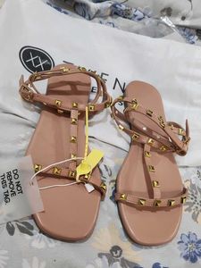 Studded Flats Sandals