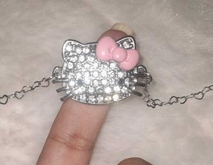 Authentic Sanrio Hello Kitty Crystal Y2k Necklace