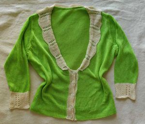 Knitted Lime Green Fairycore Top 💚