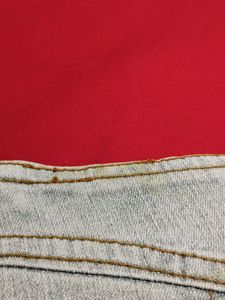 Denim A-line Skirt