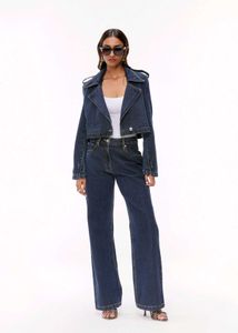 QUA blue Wash Denim Suit