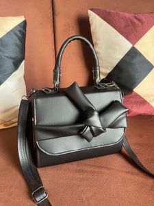 Matte Black Handbag For Women