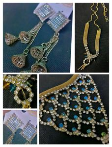 COMBO. 😍Jewellery Set: Necklace & Earrings + 🎁