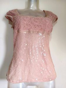 🎄Buy 1, Get 1 Free🎁Small Size Lace &amp; Sequin Top