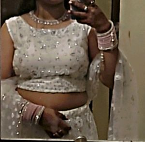 Beautiful White Pearl Lehenga 🤍✨️🦢