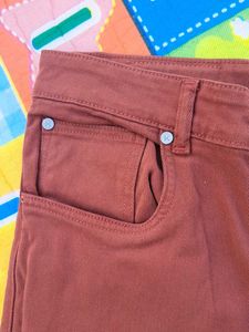 Brown Casual Jeans