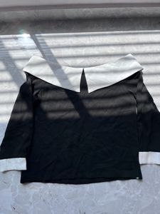 Black &amp; White Top