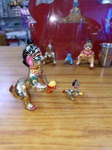 Krishna Idol Set 4 No Laddugopal Complete Makeup