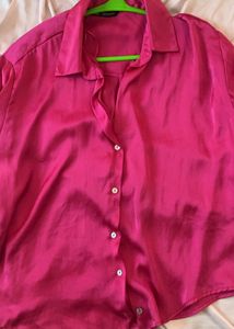 Zara Hot Pink Shirt
