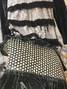 Sparkly Black Party Dress 8/9 years standard size